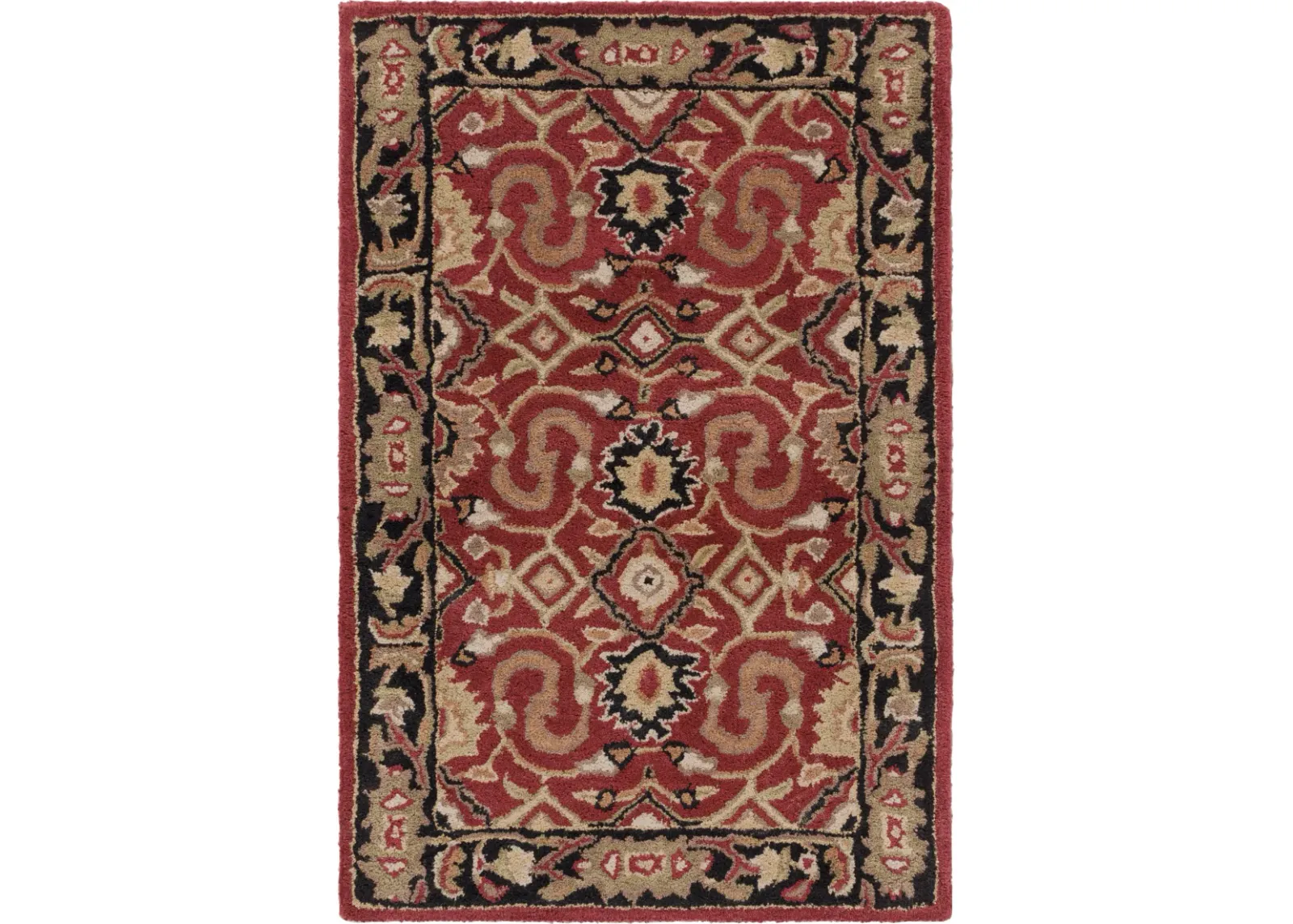 Caesar CAE-1031 4' Round Red Rug