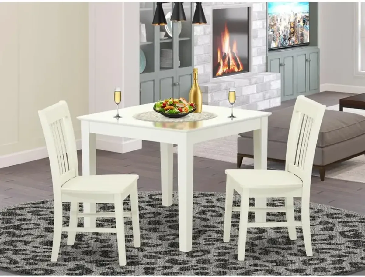 Dining Room Set Linen White