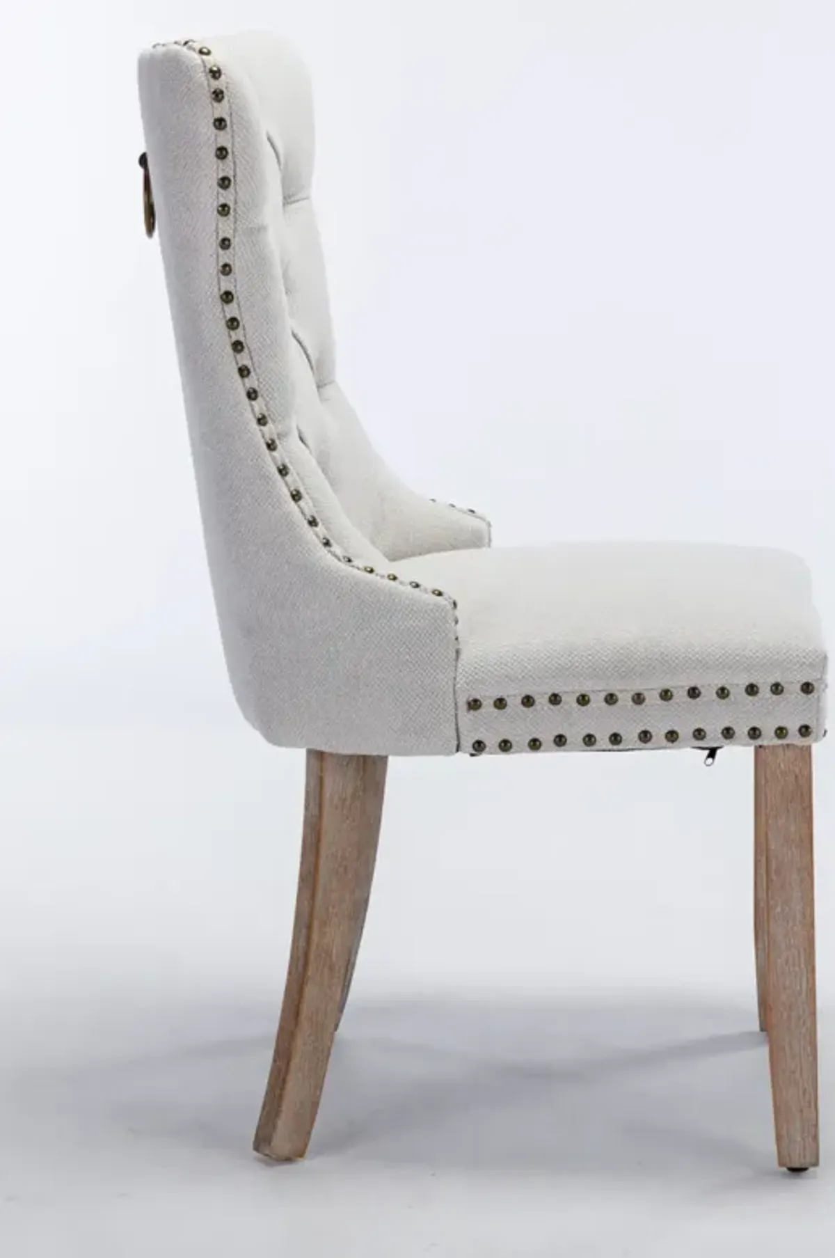 Contemporary Flax Upholstered Dining Chair Set