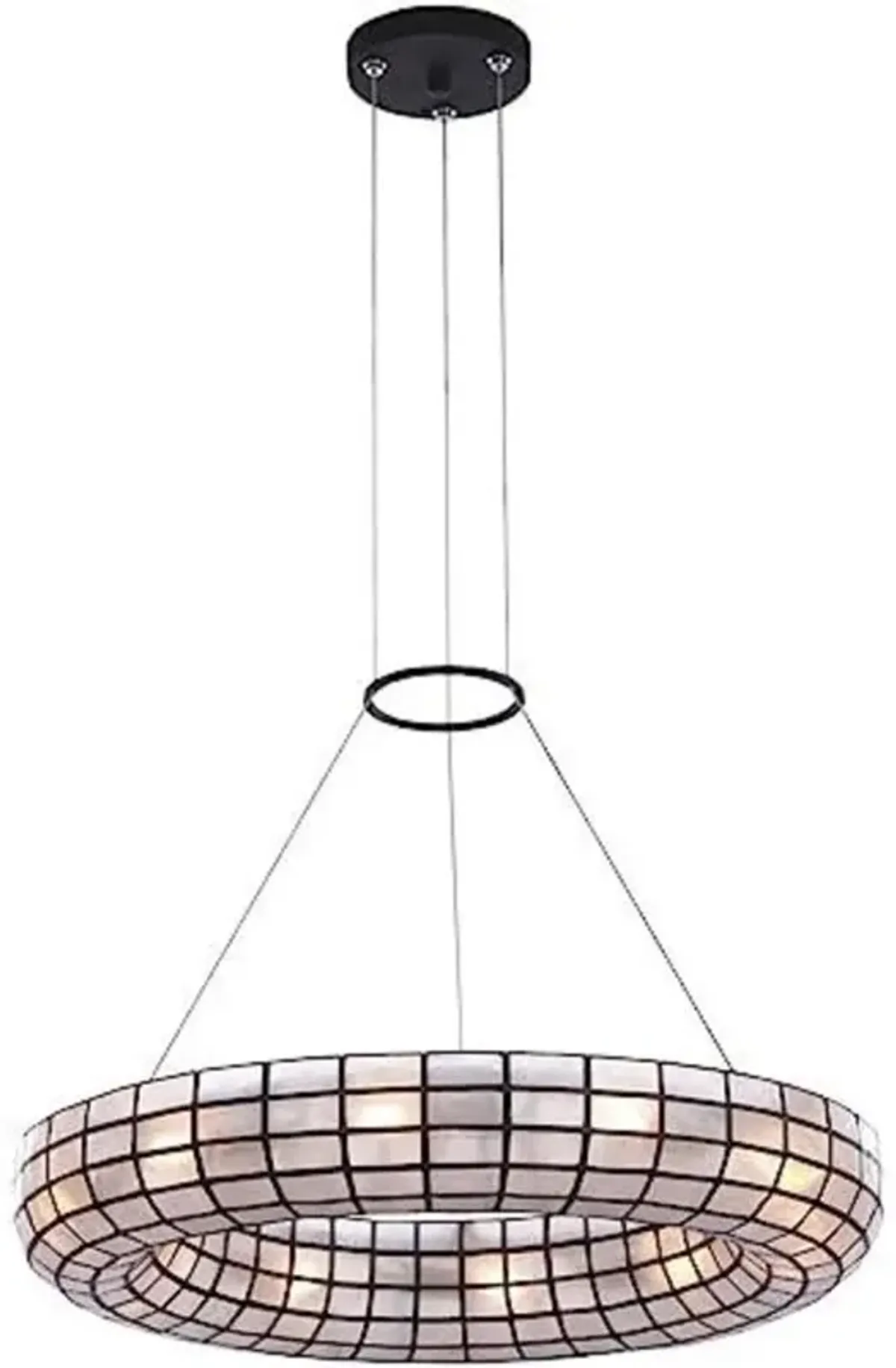 Belen Kox Capiz Shell Encased Pendant Light, Belen Kox