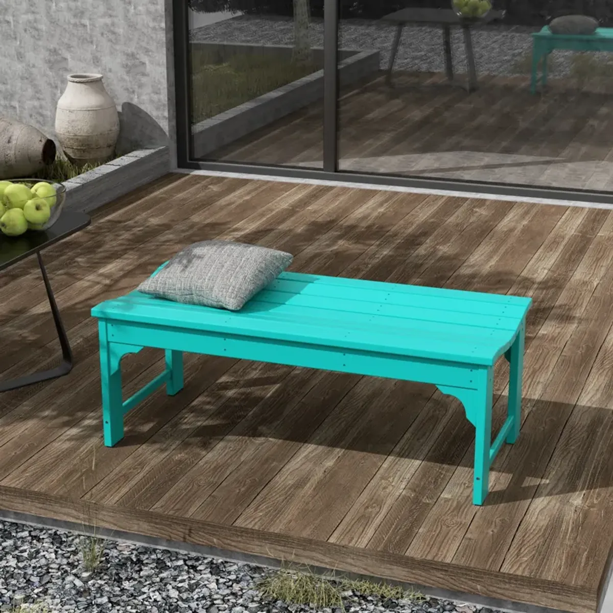 WestinTrends Backless All-Weather Outdoor Bench