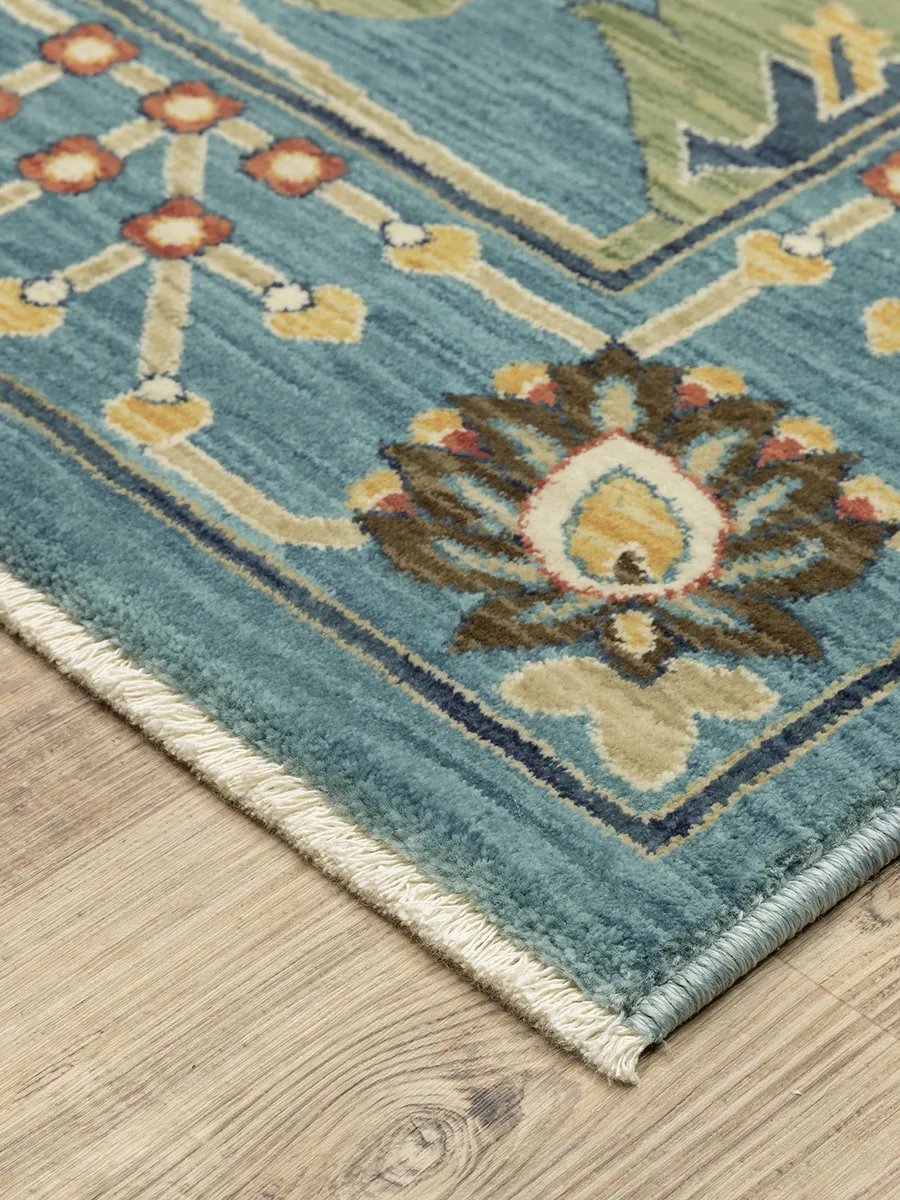 Francesca 2'3" x 7'6" Blue Rug