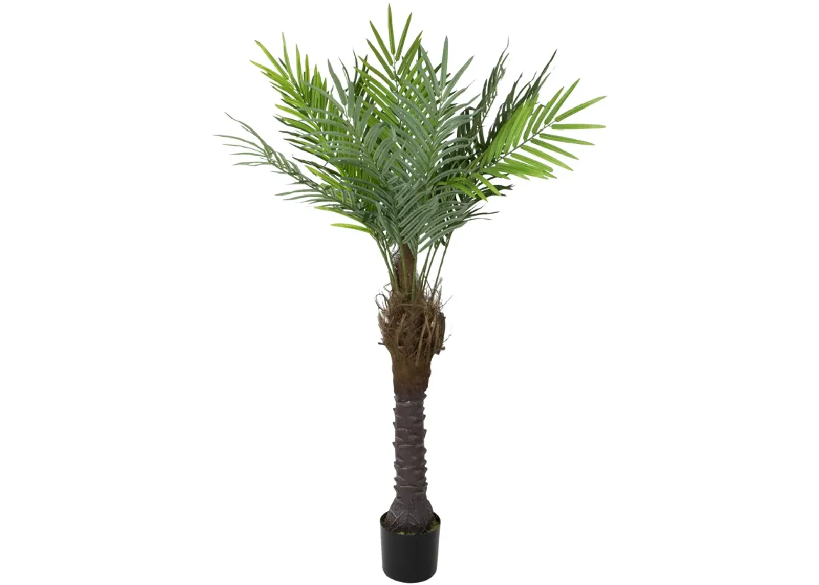 47" Potted Green and Brown Phoenix Palm Artificial Tree