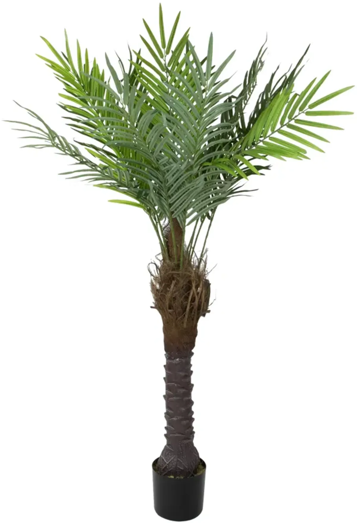 47" Potted Green and Brown Phoenix Palm Artificial Tree