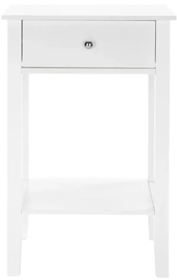 Two-Tier Bedside Table with Drawer Functional Coffee Table for Home or Office