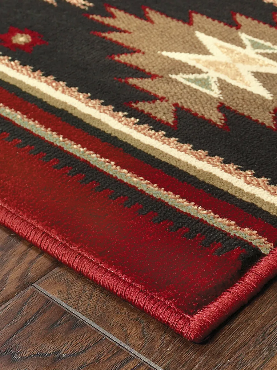 Hudson 7'8" Red Rug