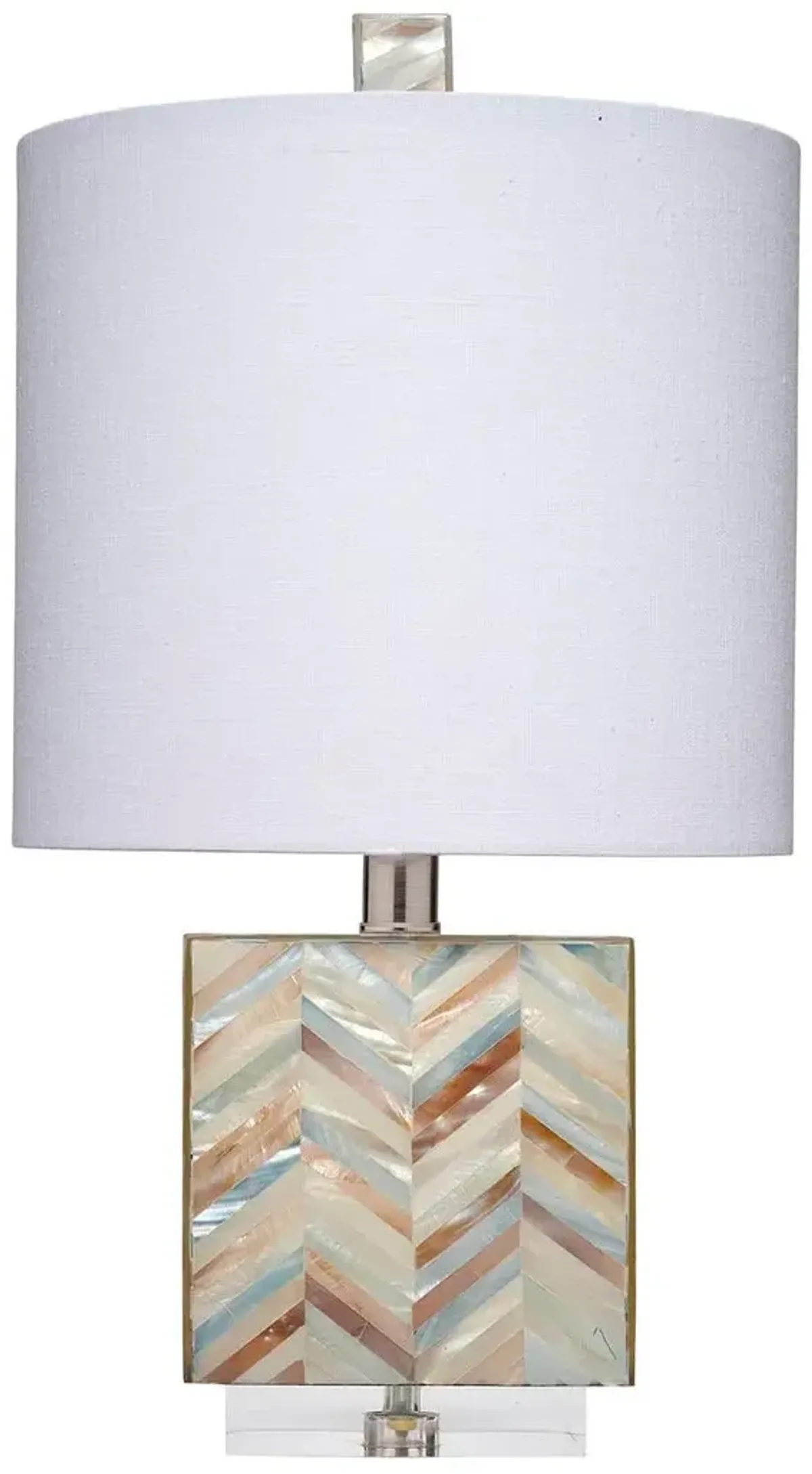 Garbo Table Lamp, Mixed Blue