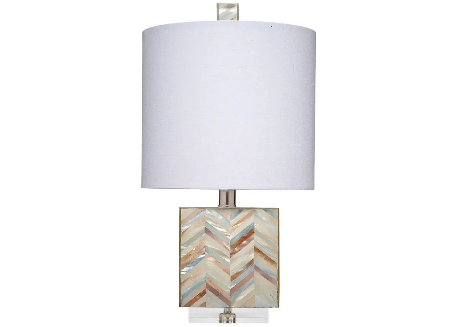 Garbo Table Lamp, Mixed Blue