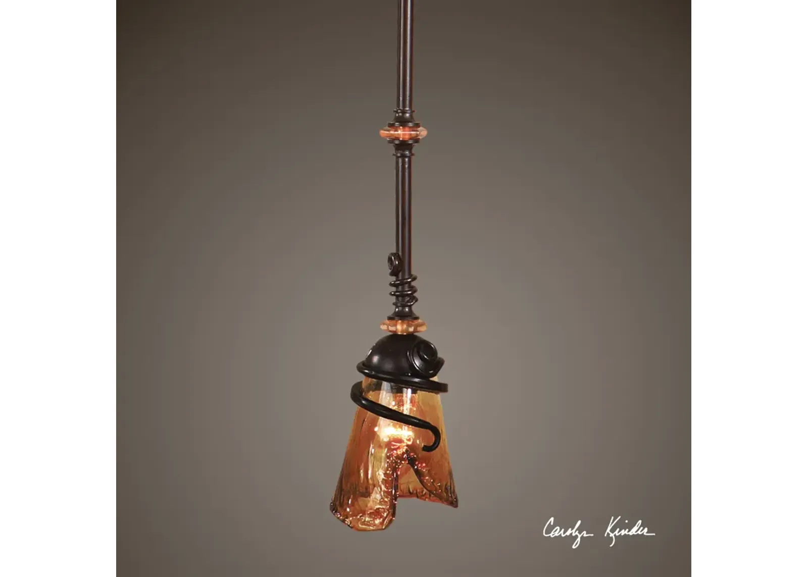 Uttermost Vitalia Oil Rubbed Bronze Mini Pendant