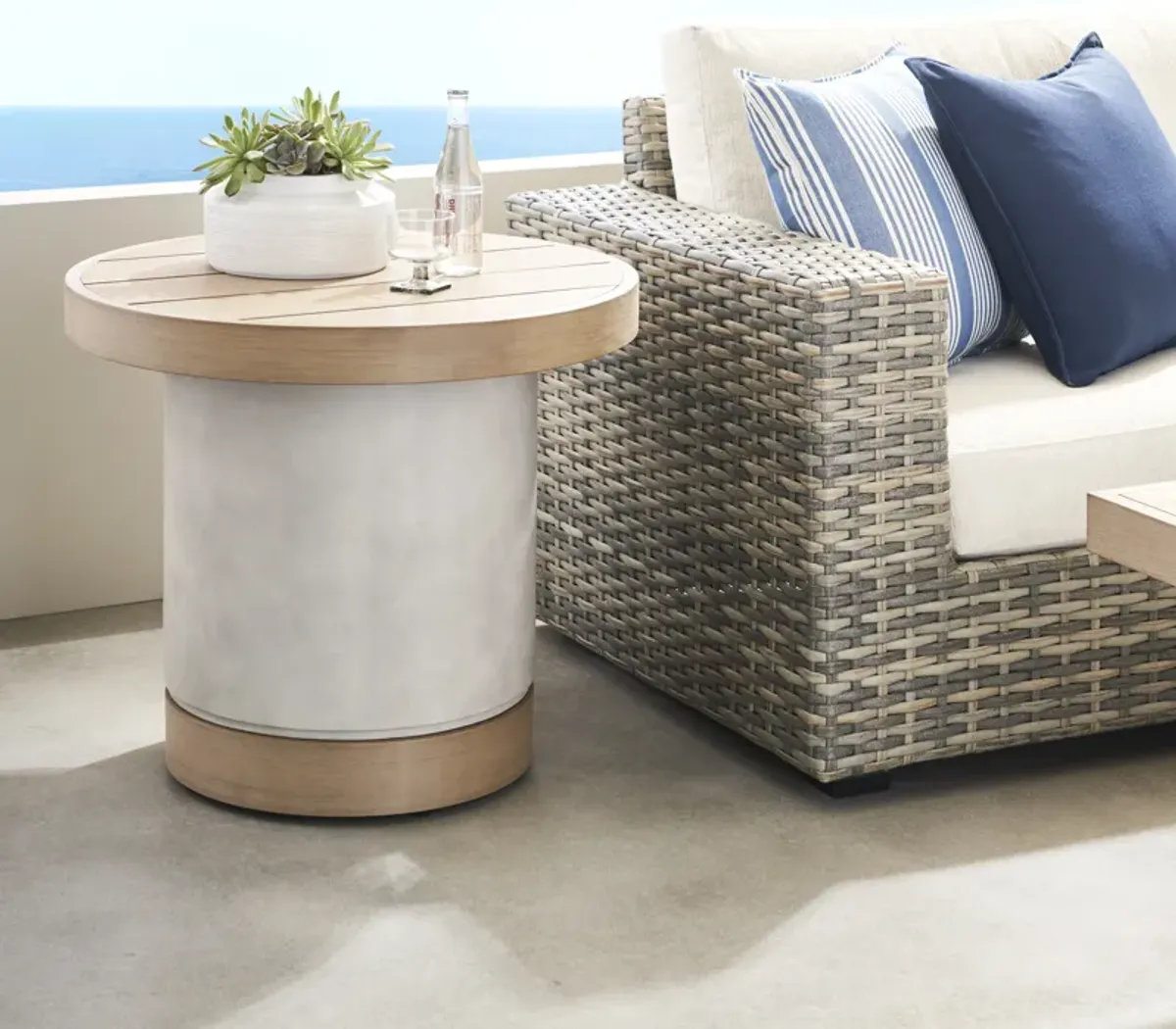 Tiburon Outdoor End Table