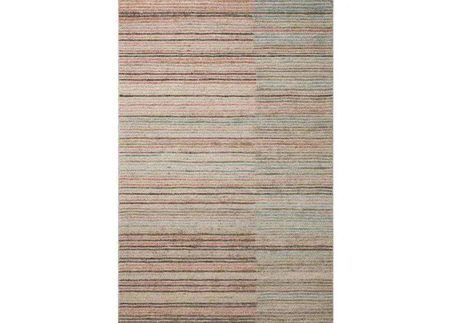 Stiles STI-03 Beige / Multi 2''6" x 9''9" Rug by