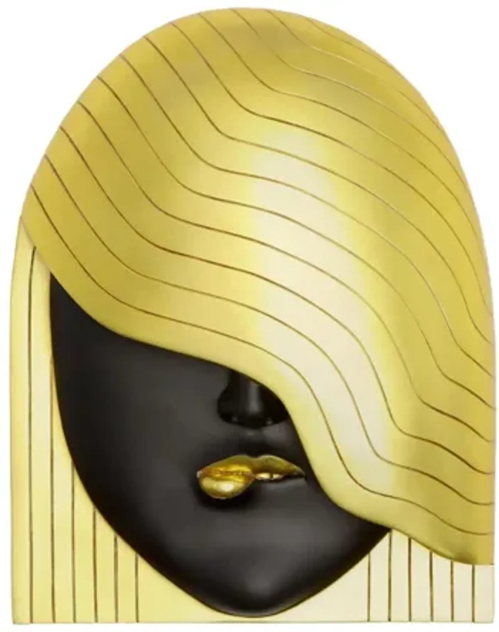 Fashion Face Left Wave Wall Art
