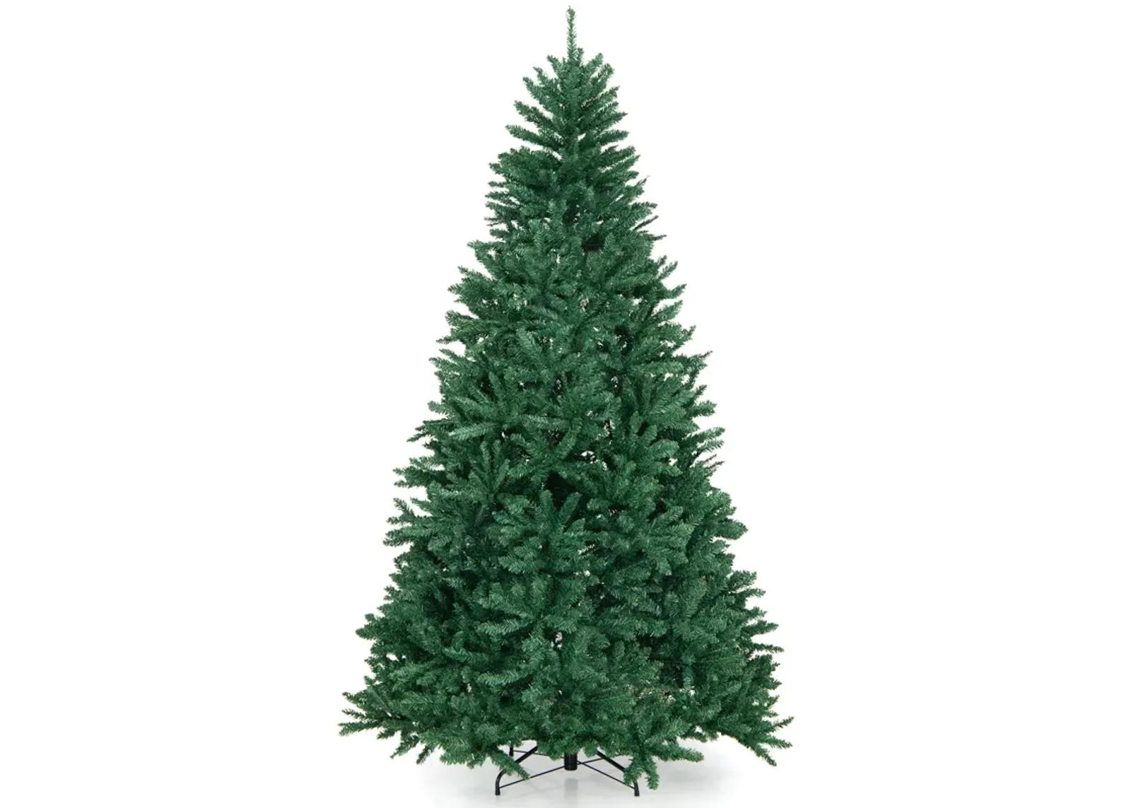 7.5 Feet Artificial Christmas Tree with Folding Metal Stand