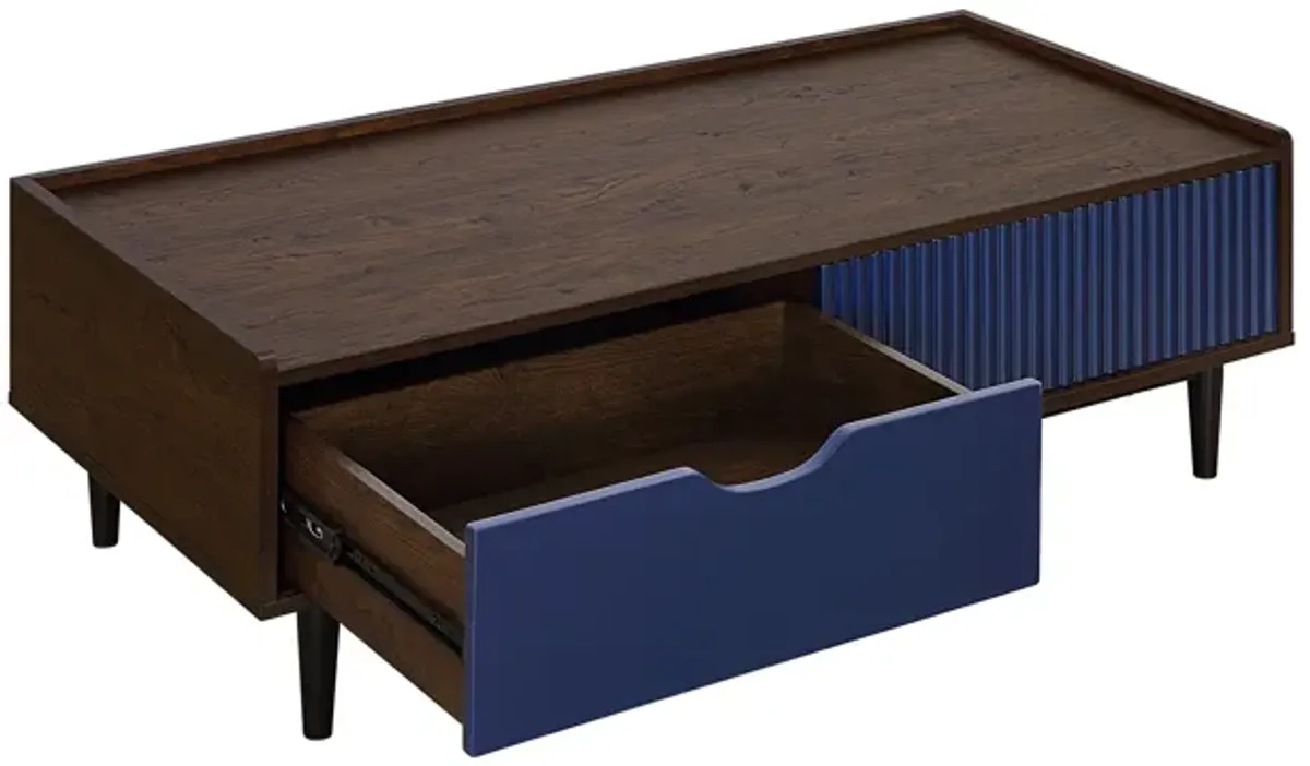 Duane Blue Coffee Table and End Table Set