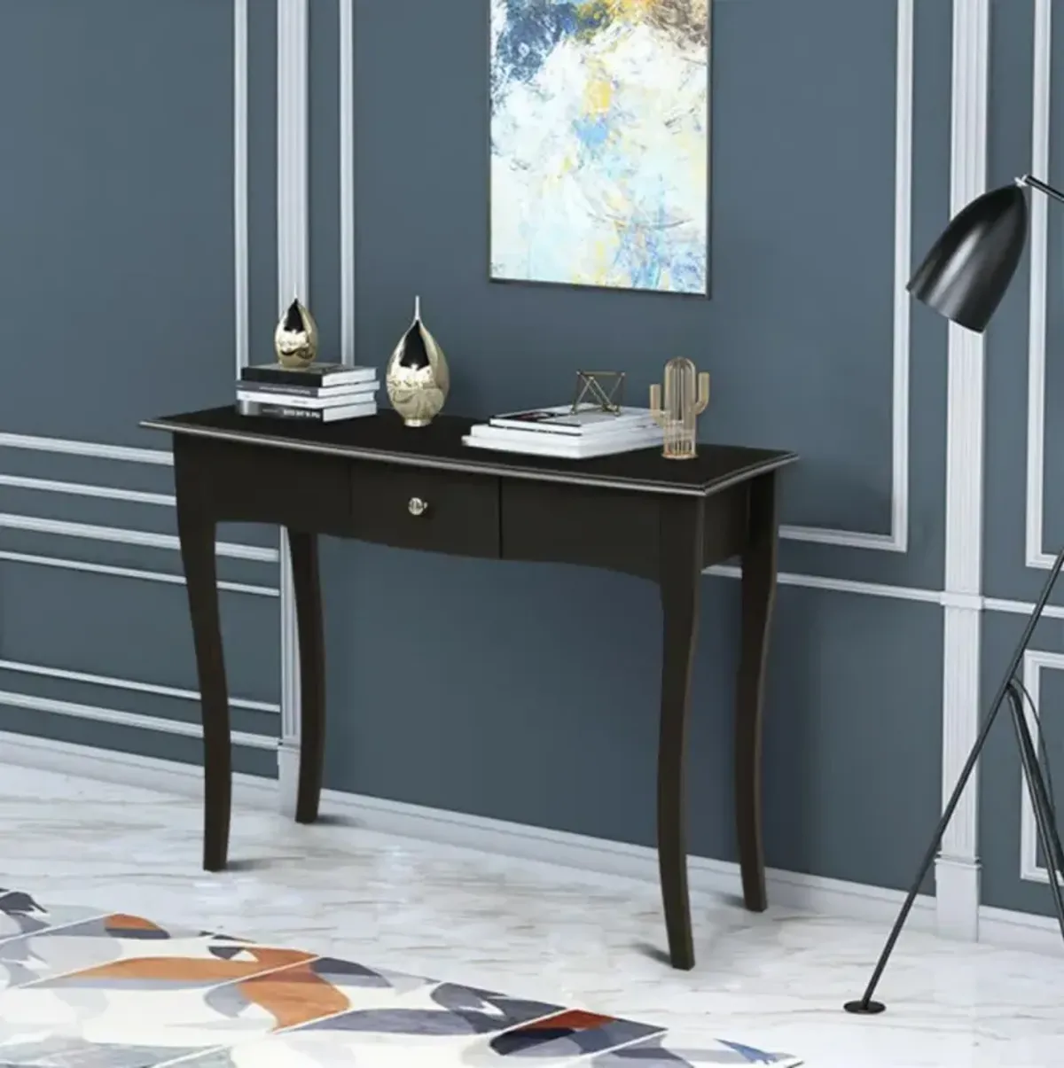 Hivvago Modern Multifunctional Console Table with Storage Drawer