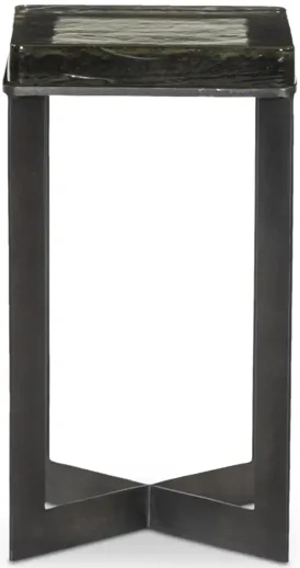 Lennie Cast Glass End Table