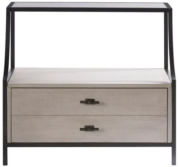 Stone Top Nightstand