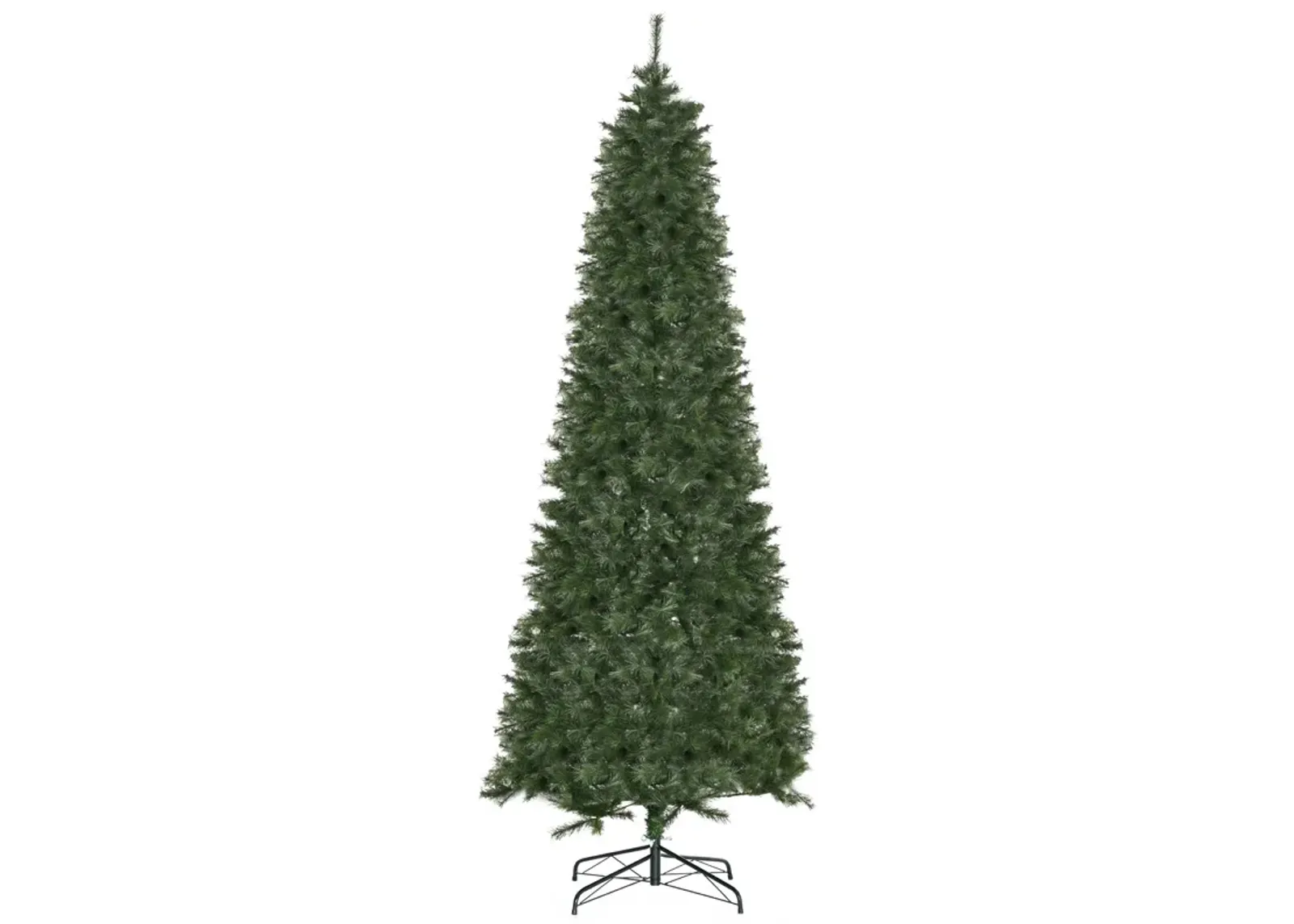 8' Artificial Christmas Tree with Realistic Branch Tips, Auto Open for Party