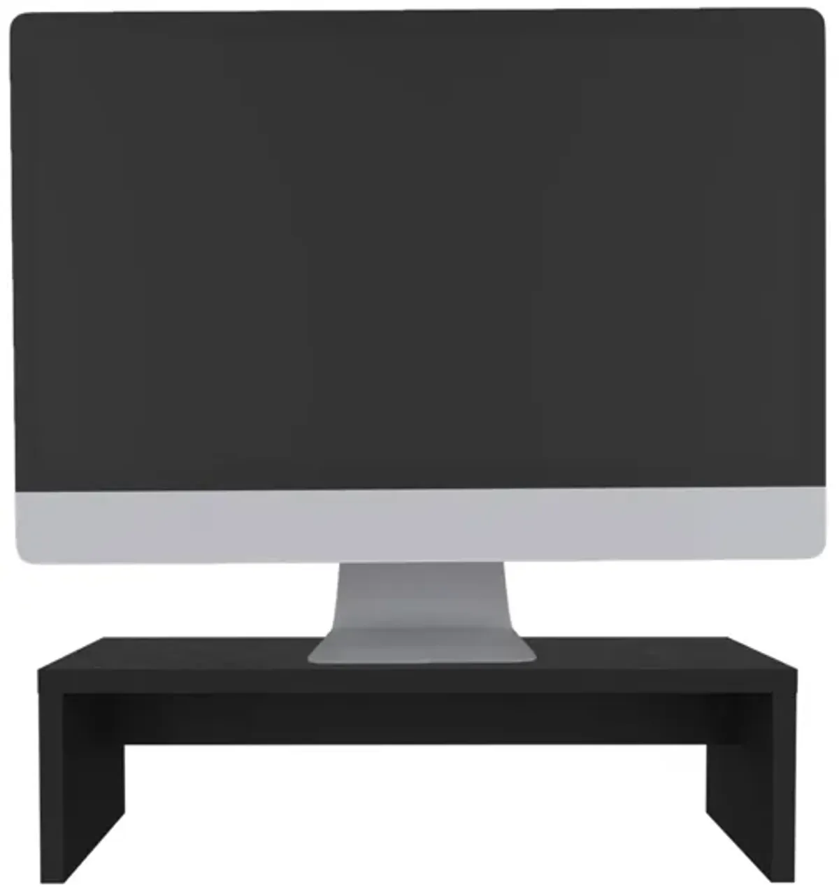 Elim Desk 5.4" H, with 1 Shelf, Black