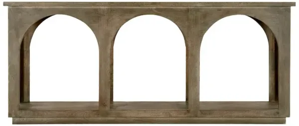 Alex Hamilton Archie Solid Wood Console Table in North Creek Brown