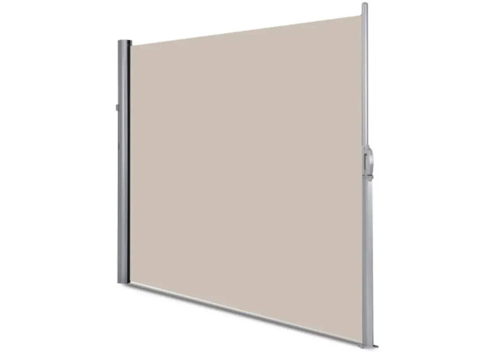 118.5" x 71" Patio Retractable Folding Side Awning Screen