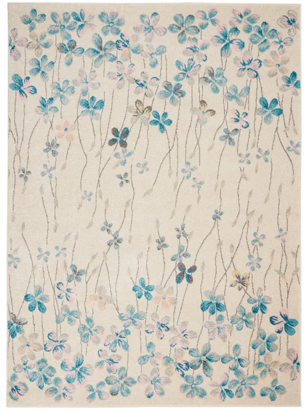 Tranquil TRA04 Ivory 4' x 6' Rug