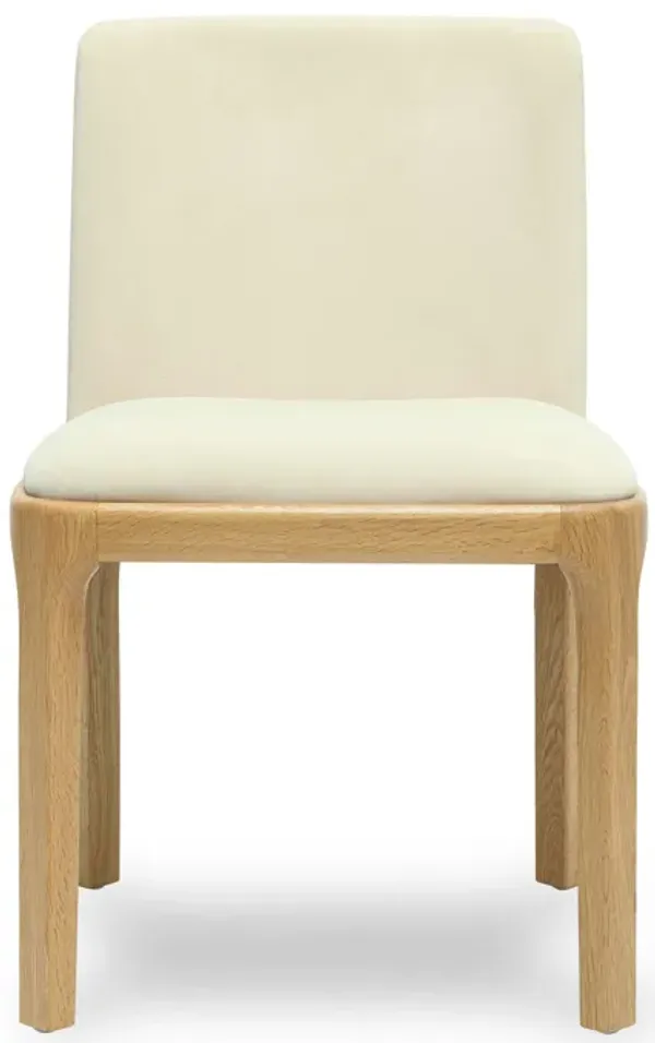 Rebecca Light Blue Performance Velvet Dining Chair