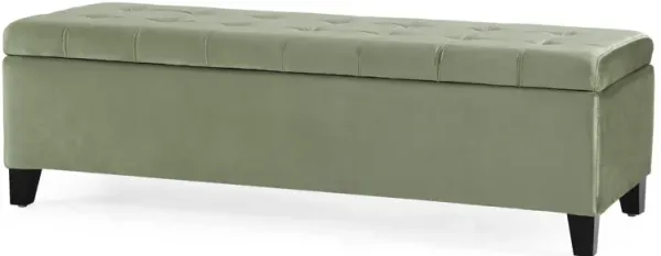 Merax Storage Ottoman,Rectangular Ottoman Bench,Upholstered Storage Bench