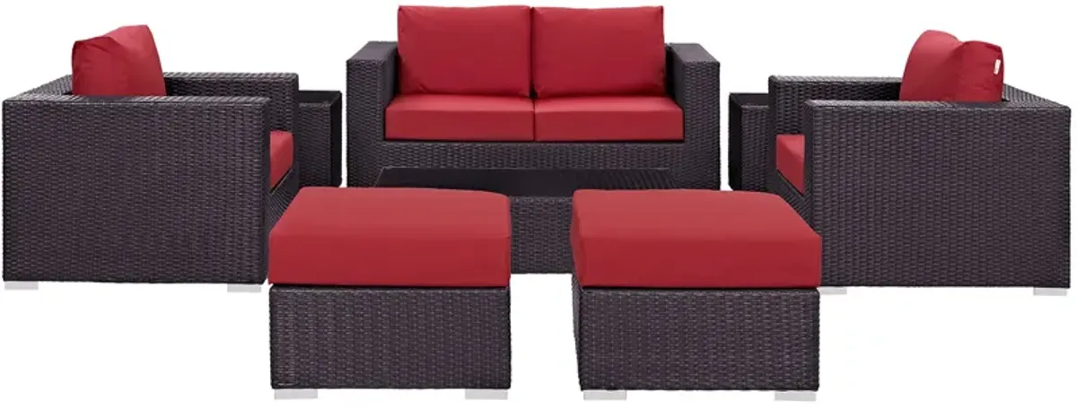 Modway - Convene 8 Piece Outdoor Patio Sofa Set
