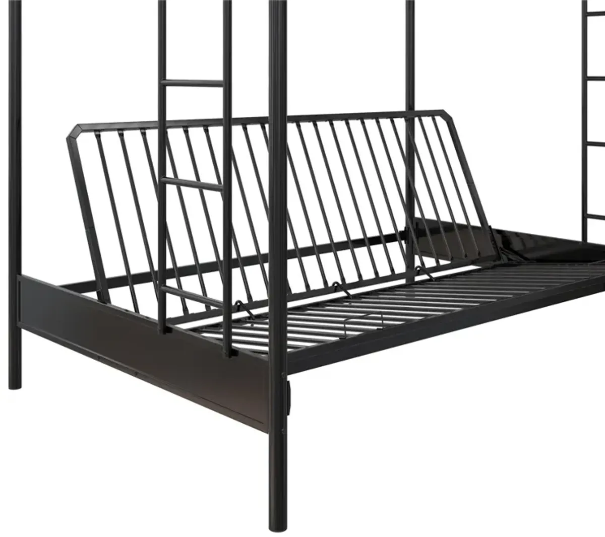 Sammie Full over Futon Metal Bunk Bed