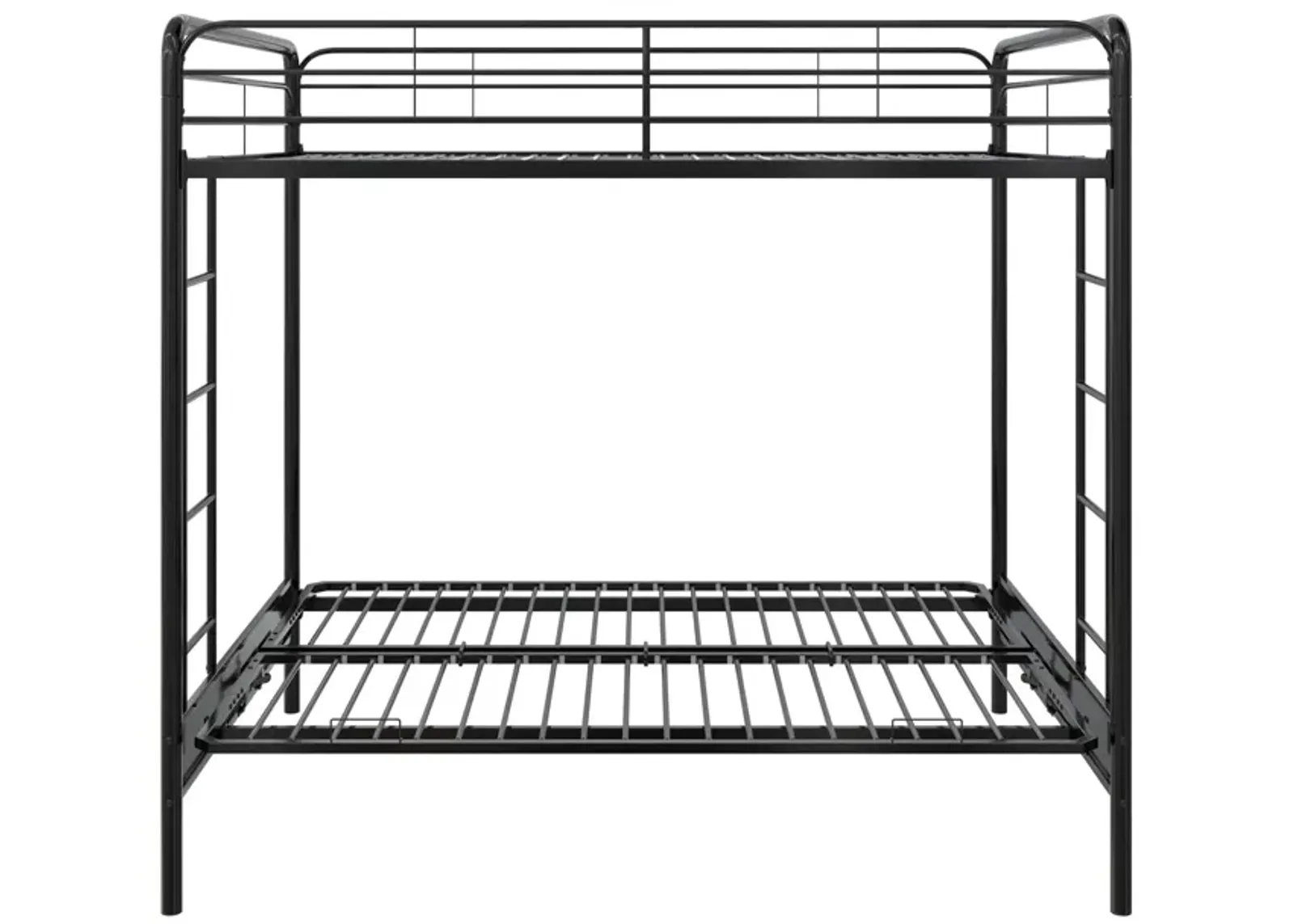 Sammie Full over Futon Metal Bunk Bed