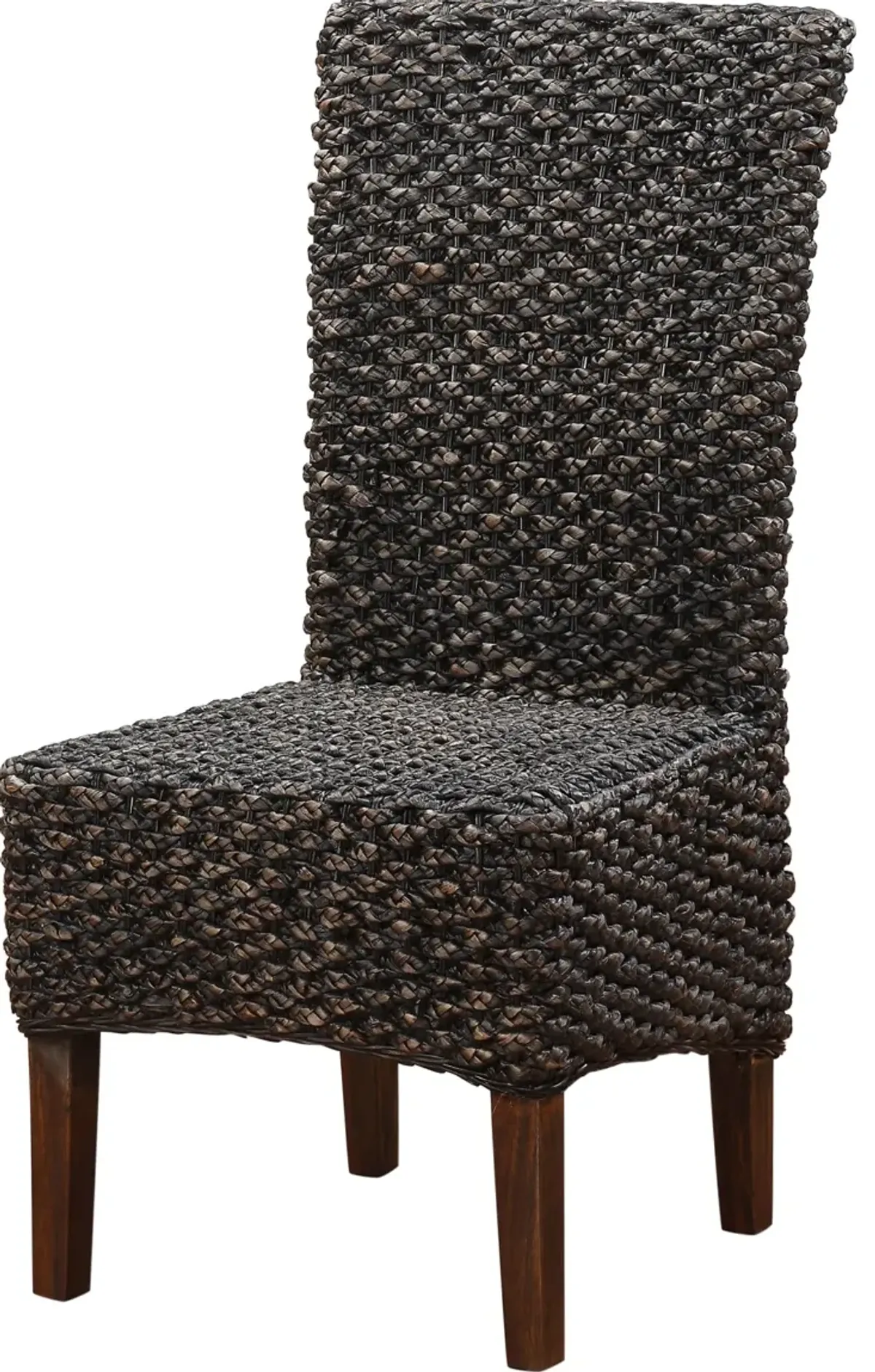 Meadow Wicker Dining Chair in Brick Brown - Set of 2