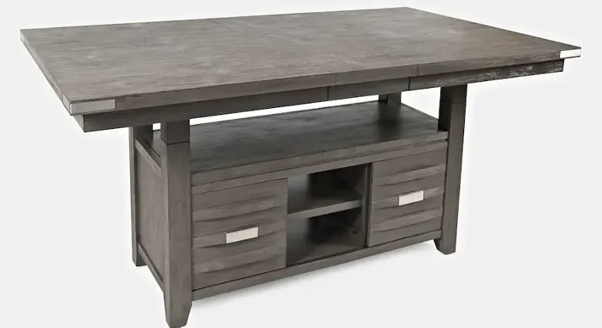 Altamonte Contemporary Rectangle Dining Table with Adjustable Height