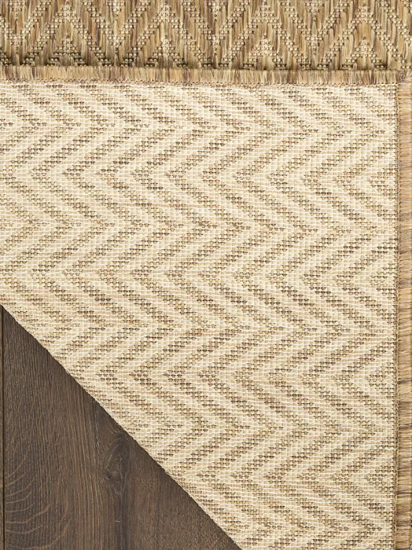 Horizon Indoor/Outdoor HOZ02 Natural 6' x 9' Rug