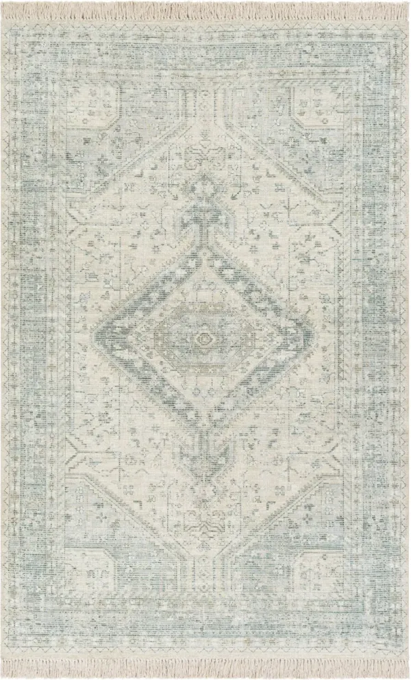 Zainab ZAI-2303 2'6' x 8' Green Rug