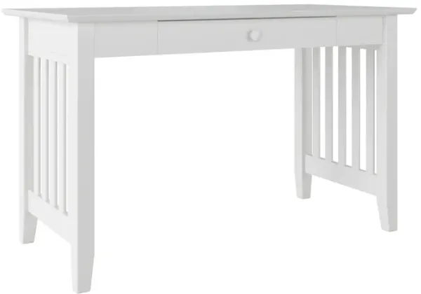 Atlantic Furniture Mission Desk with Drawer White