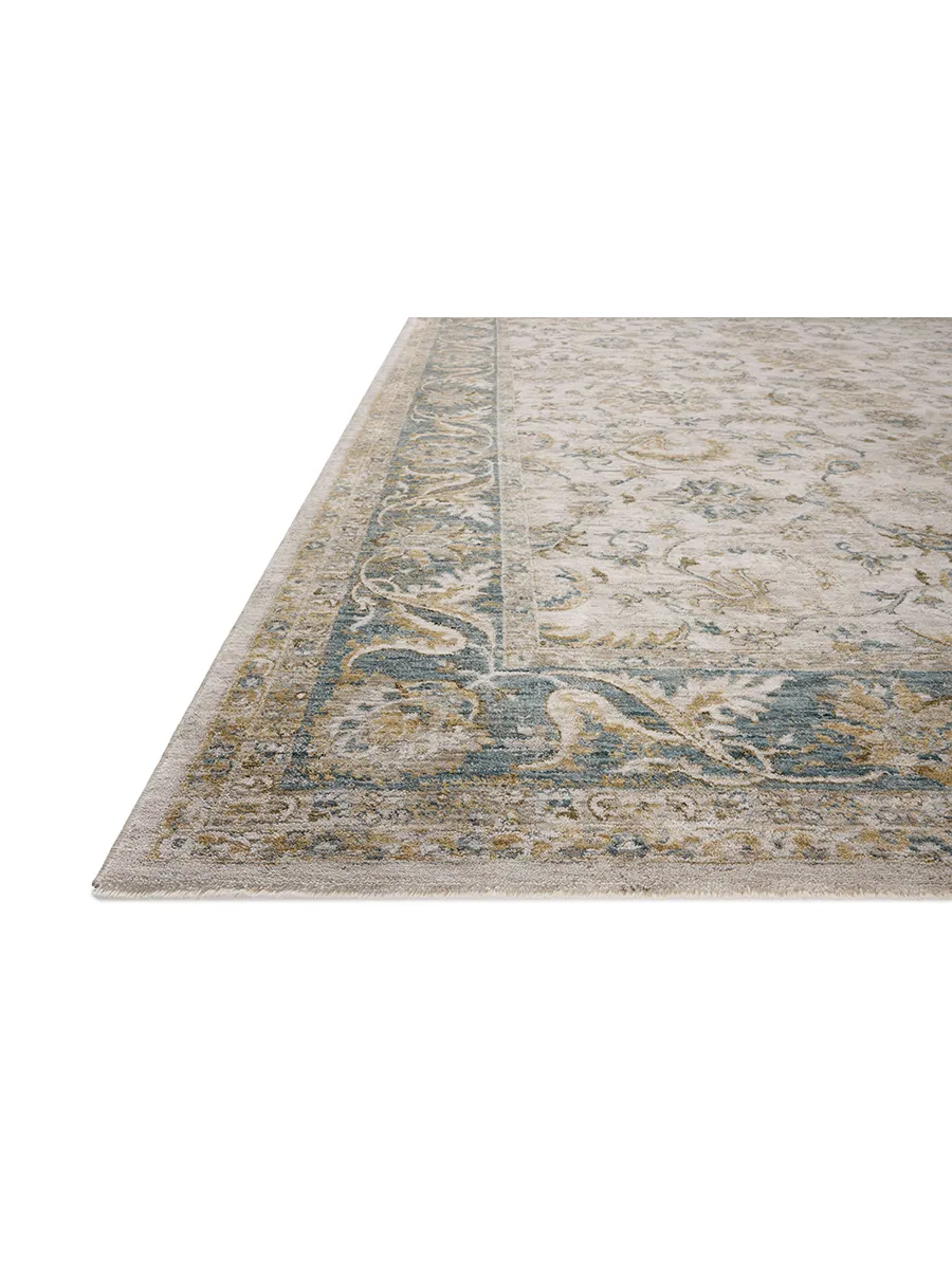 Gaia Natural/Ocean 11'6" x 15'5" Area Rug