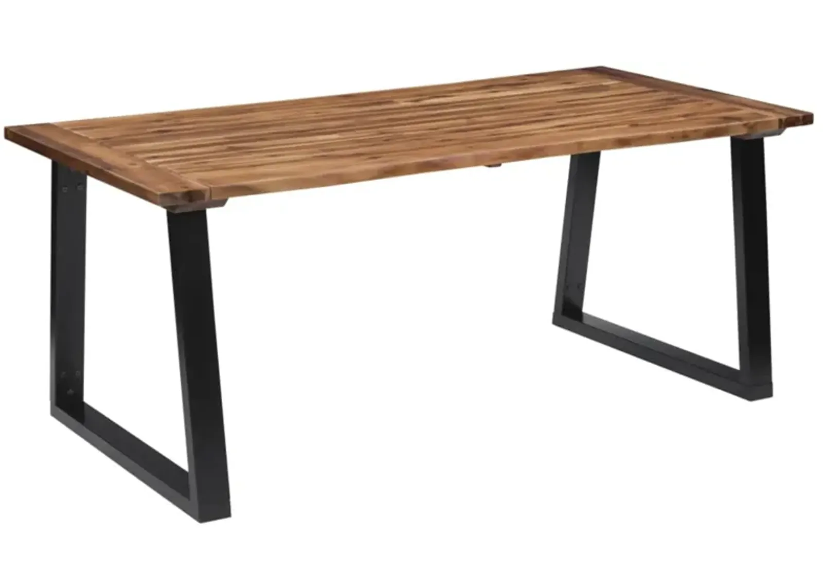 vidaXL Dining Table Solid Acacia Wood 70.9"x35.4"