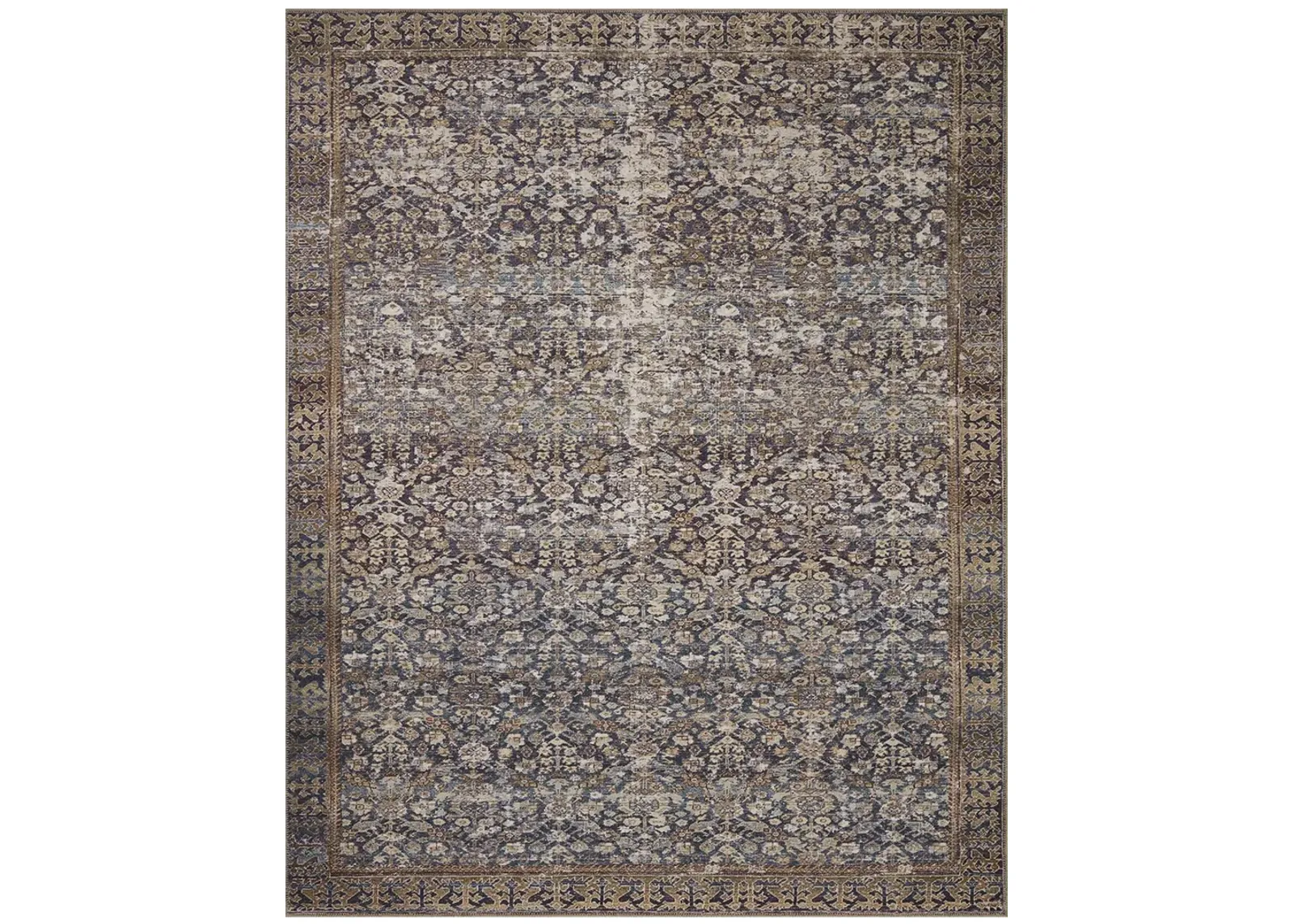 Georgie GER-05 Denim / Spice 8''4" x 11''6" Rug by Amber Lewis