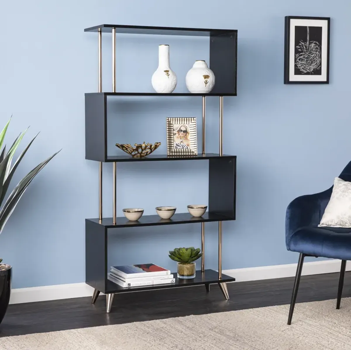 Beckerman Asymmetrical Etagere