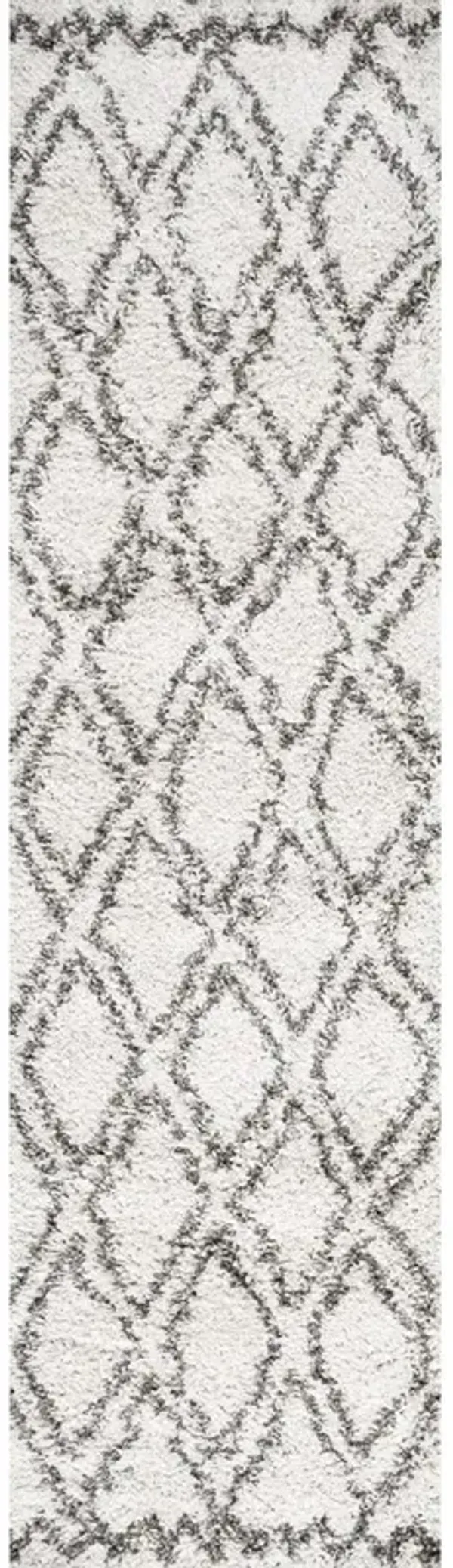 Soller Diamond Trellis Shag Area Rug