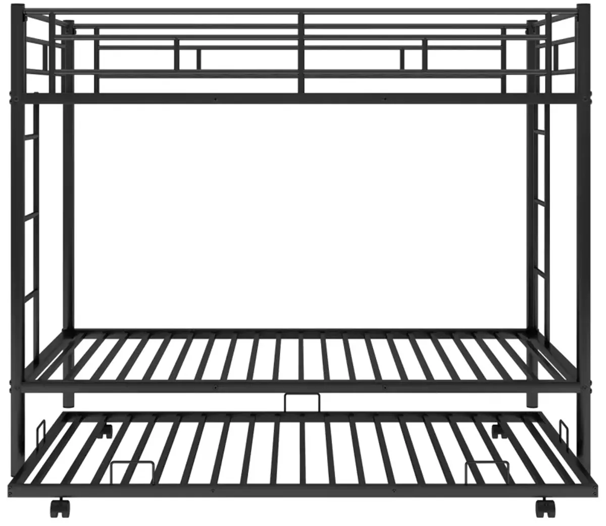 Twin Over Twin Bunk Bed With Trundle