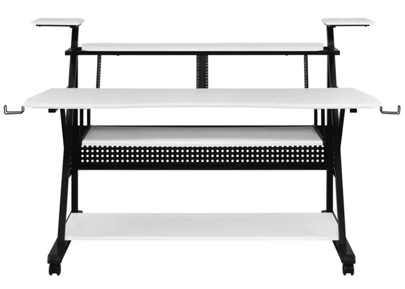 Willow Music Desk, White & Black Finish Of