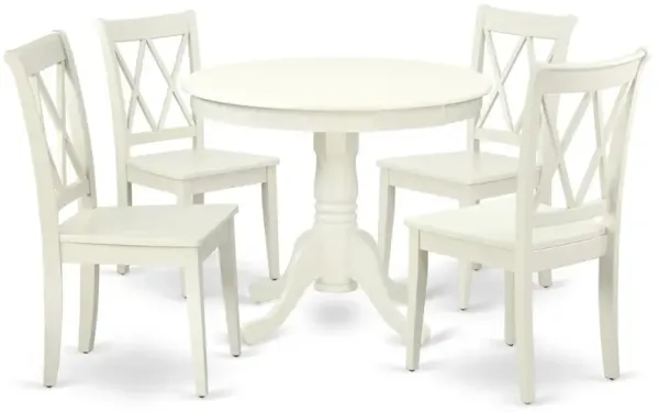 Dining Room Set Linen White