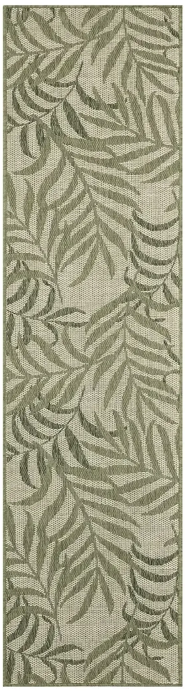 Garden Oasis GOA01 Ivory/Green 2' x 6' Rug