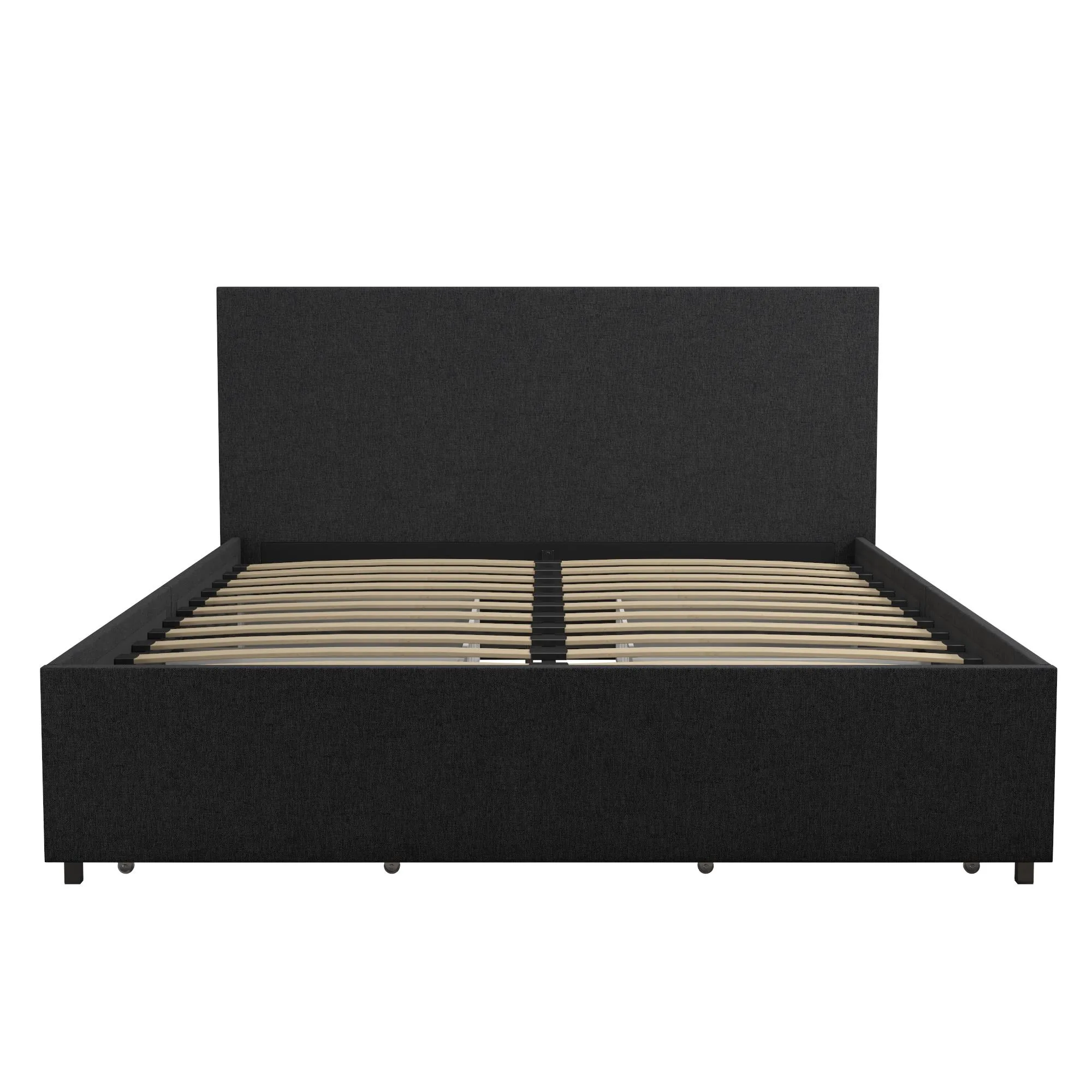 Kelly Upholstered Bed with Storage Drawers