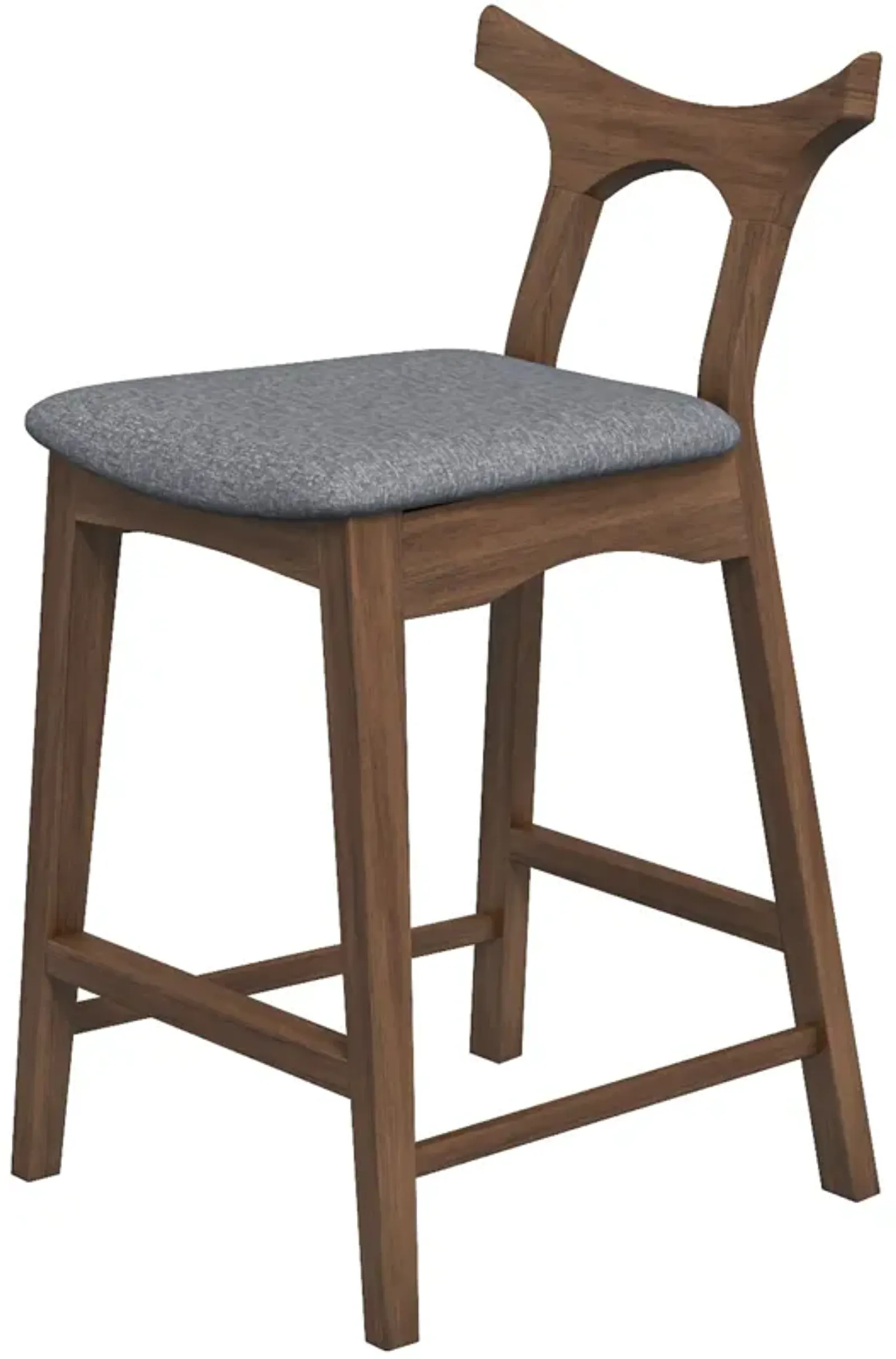 Dora 29" Dark Gray Bar Stool Set of 2