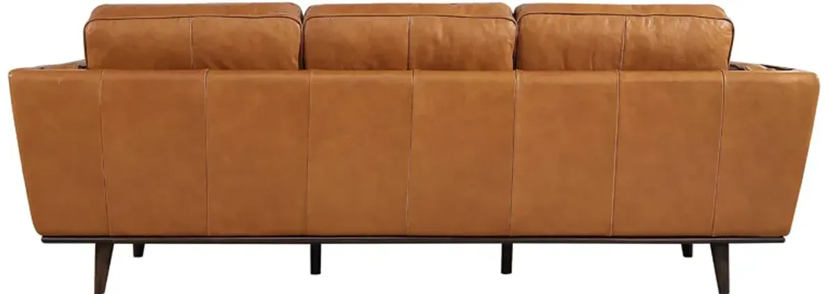 Ferre Tan Leather Sofa