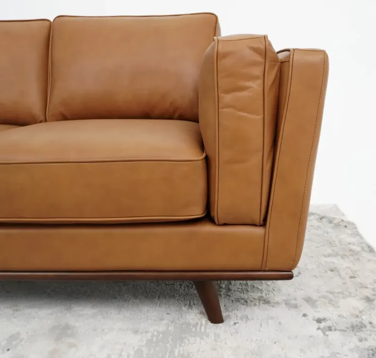 Ferre Tan Leather Sofa