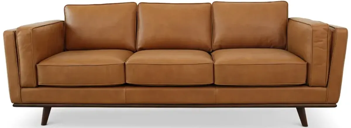 Ferre Tan Leather Sofa